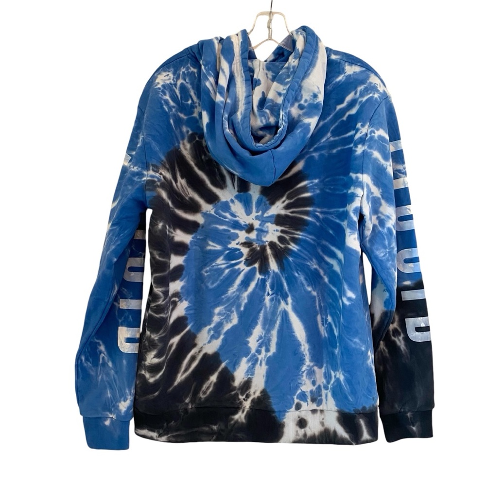 Team Liquid Heritage Spiral Tie Dye Pullover Hoodie Men's Blue Black Medium - Picture 5 of 13